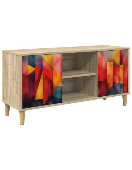 Mobile TV HEESCH 102 x 33 x 50 cm Sonoma Legno ingegnerizzato