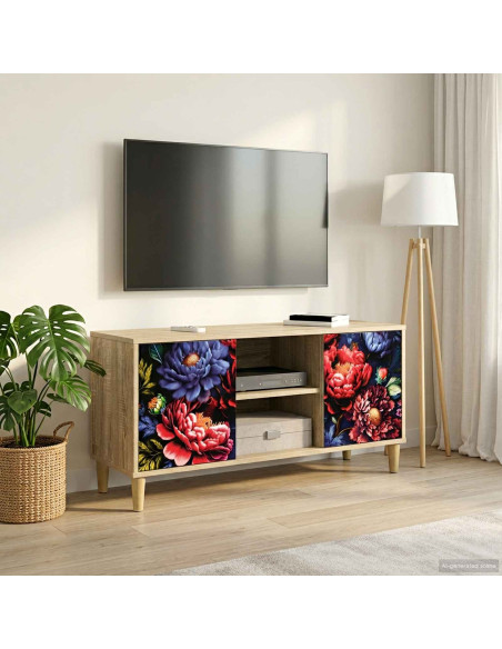 Mobile TV KIEL 102 x 33 x 50 cm Sonoma Legno ingegnerizzato