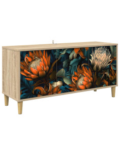Mobile TV LOCHEM 102 x 33 x 50 cm Sonoma Legno ingegnerizzato