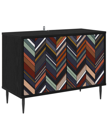 Mobile TV OMMEN 69 x 33 x 50,5 cm Rovere Nero