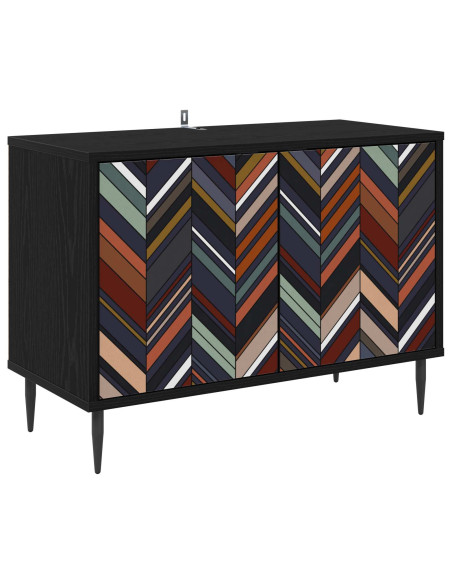 Mobile TV OMMEN 69 x 33 x 50,5 cm Rovere Nero