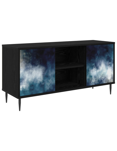 Mobile TV RAALTE 102 x 33 x 51 cm Rovere Nero