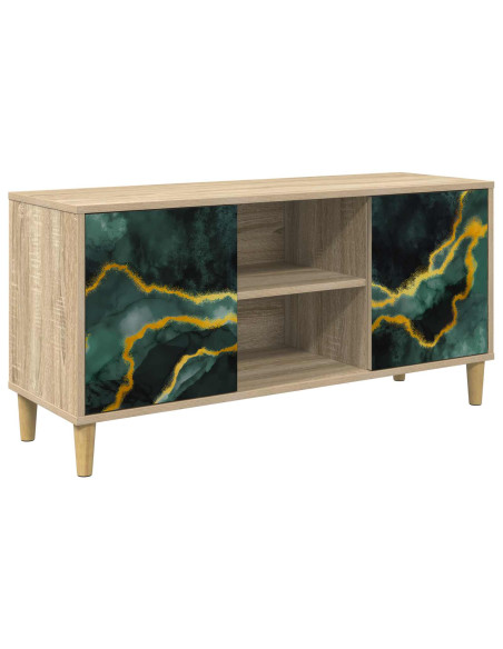 Mobile TV WIJHE 102 x 33 x 50 cm Sonoma Legno ingegnerizzato