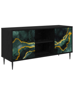 Mobile TV WIJHE 102 x 33 x 51 cm Rovere Nero