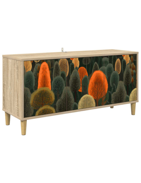 Mobile TV ZAANDAM 102 x 33 x 50 cm Sonoma Legno ingegnerizzato