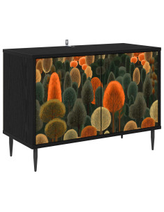 Mobile TV ZAANDAM 69 x 33 x 50,5 cm Rovere Nero