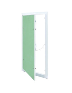 Pannello di Accesso Verde e Argento 35 x 55 cm