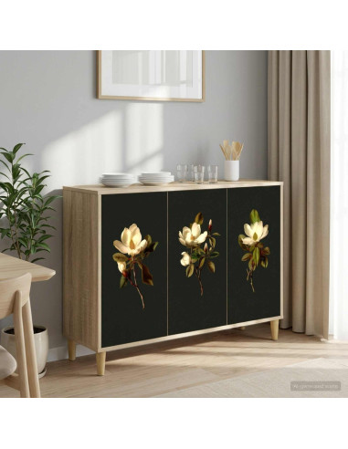 Credenza BREMEN Sonoma 102 x 33 x 75 cm Legno ingegnerizzato