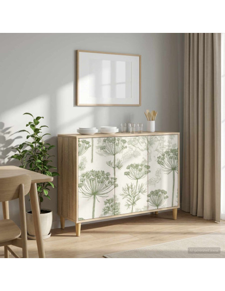Credenza GOTHA Sonoma 102 x 33 x 75 cm Legno ingegnerizzato
