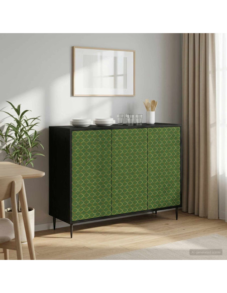Credenza GELEEN Rovere Nero 102 x 33 x 76 cm