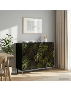 Credenza ELBURG Rovere Nero 102 x 33 x 76 cm
