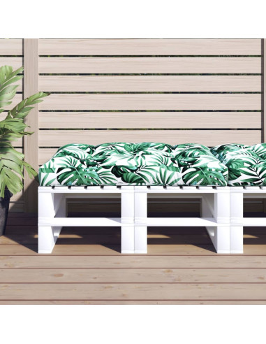 Cuscino per Pallet Verde 120x80x12 cm in Tessuto