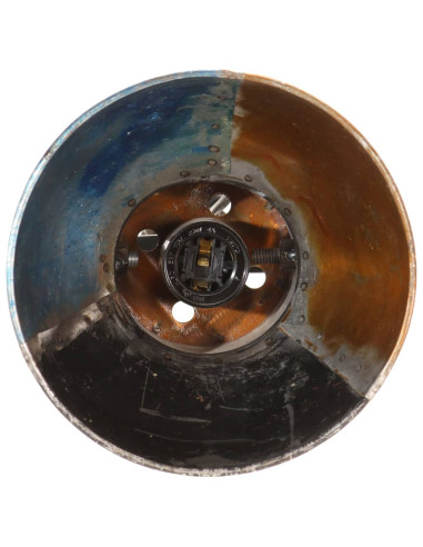 Lampada da Pavimento con 2 Paralumi Multicolore E27