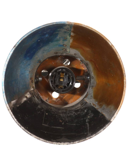 Lampada da Pavimento con 2 Paralumi Multicolore E27