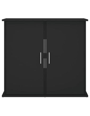 Supporto per Acquario 81x36x73 cm in Legno Multistrato Nero