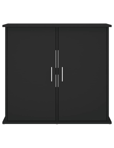 Supporto per Acquario 81x36x73 cm in Legno Multistrato Nero