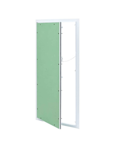 Pannello di Accesso Verde e Argento 45 x 85 cm