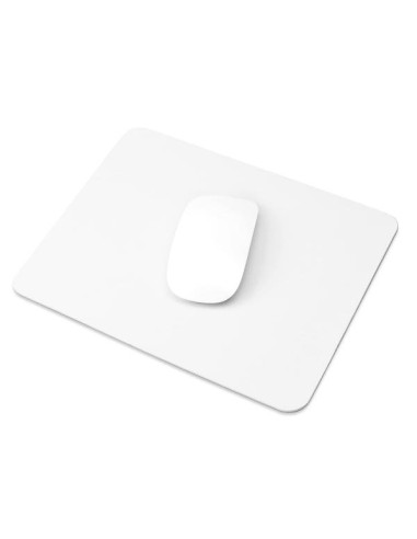 MOUSE PAD POLIESTERE BIANCO 23X19