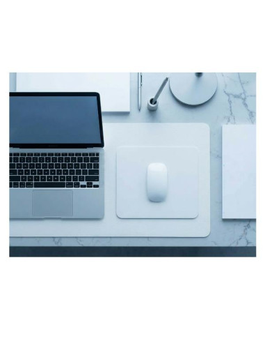 MOUSE PAD POLIESTERE BIANCO 23X19