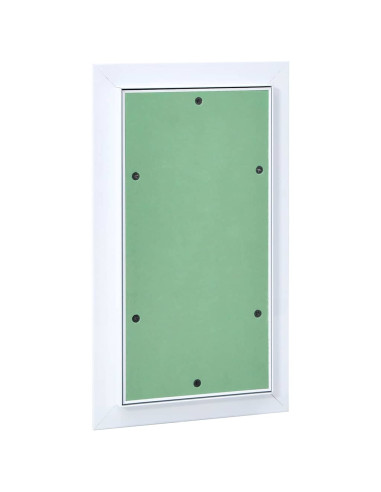 Pannello di Accesso Verde e Argento 25 x 45 cm