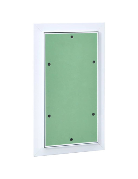Pannello di Accesso Verde e Argento 25 x 45 cm