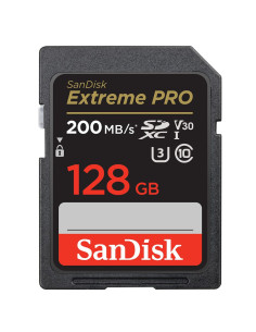 MEMORY CARD MICRO SD/TRANSFLASH 128GB SANDISK EXTREME PRO CLASSE 10 U3 V3 SDSQXCD-128G-GN6MA