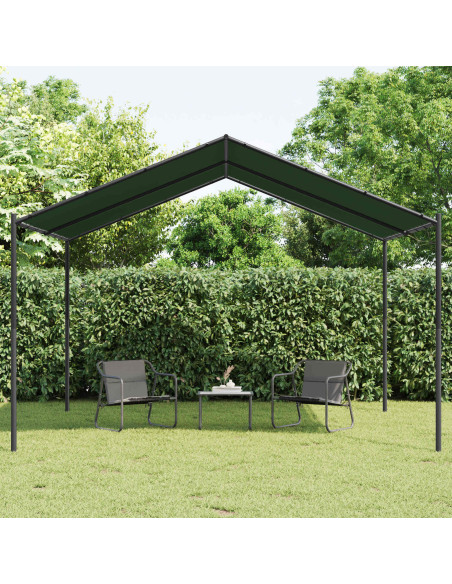 Gazebo 4 x 4 x 2,6 m Tortora Poliestere e Acciaio