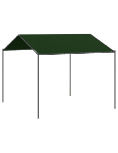 Gazebo 4 x 4 x 2,6 m Tortora Poliestere e Acciaio 2