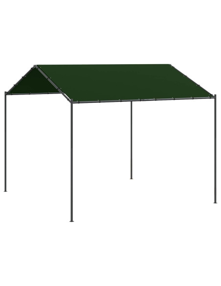Gazebo 4 x 4 x 2,6 m Tortora Poliestere e Acciaio