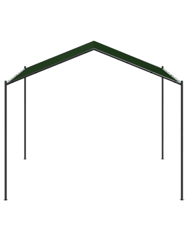 Gazebo 4 x 4 x 2,6 m Tortora Poliestere e Acciaio