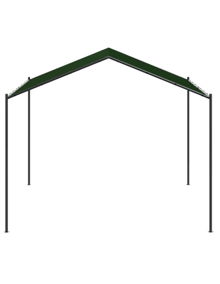 Gazebo 4 x 4 x 2,6 m Tortora Poliestere e Acciaio