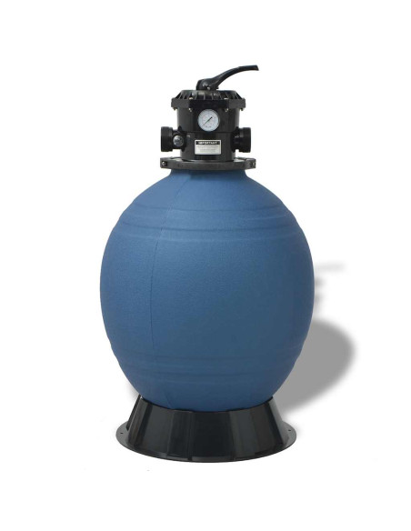 Filtro a sabbia per piscina Blu Ø 55.9 x 96.5 cm PE