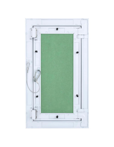 Pannello di Accesso Verde e Argento 30 x 55 cm