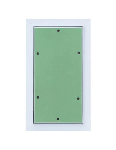 Pannello di Accesso Verde e Argento 30 x 55 cm