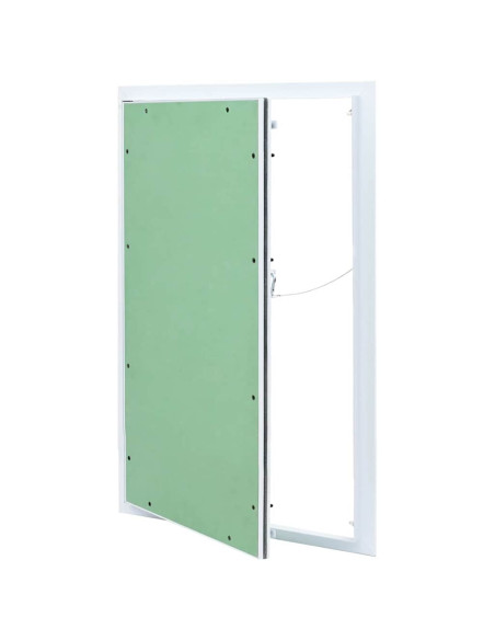 Pannello di Accesso Verde e Argento 55 x 75 cm