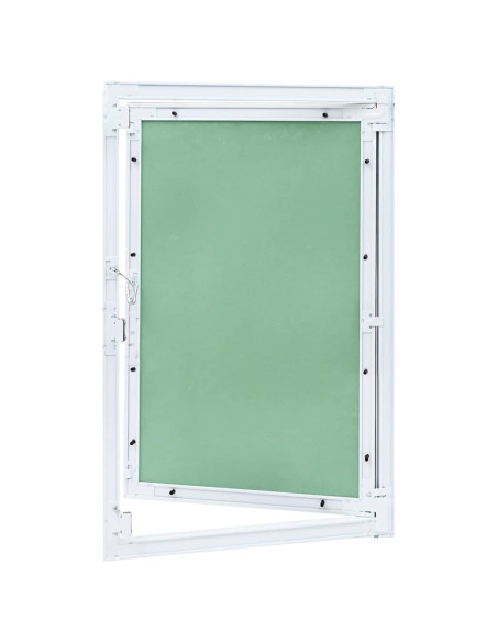 Pannello di Accesso Verde e Argento 55 x 75 cm