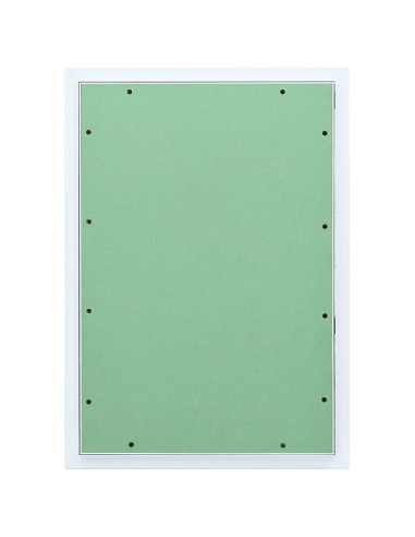 Pannello di Accesso Verde e Argento 55 x 75 cm