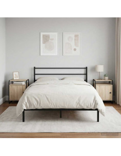 Armadio da Notte 2 pz Rovere Sonoma Legno ingegnerizzato