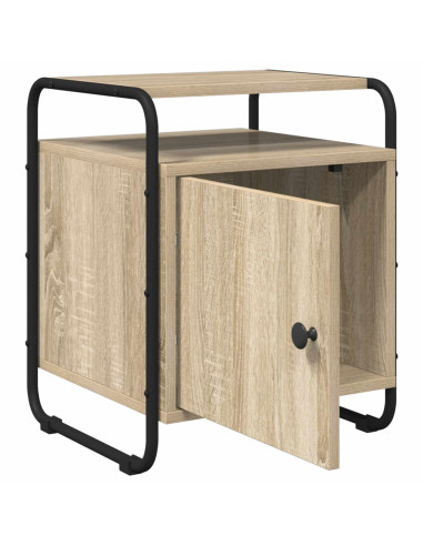 Armadio da Notte 2 pz Rovere Sonoma Legno ingegnerizzato