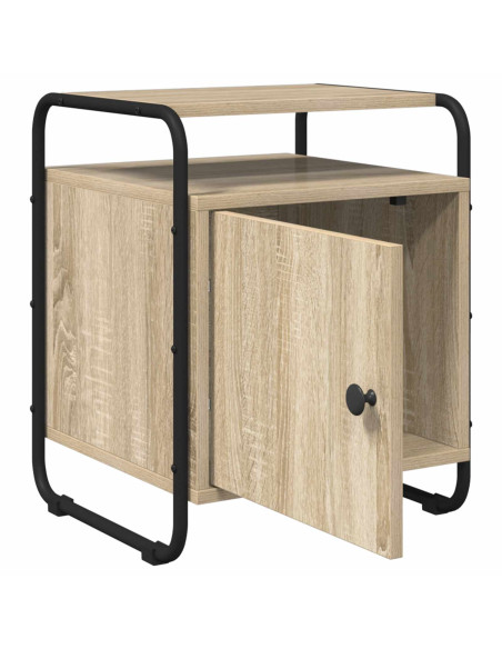 Armadio da Notte 2 pz Rovere Sonoma Legno ingegnerizzato