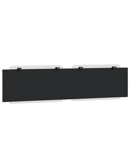 Cuscino Testiera Zadar Bianco e Nero 193 cm in Similpelle
