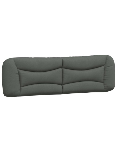 Cuscino Testiera Hvar Grigio Scuro 183 cm in Tessuto