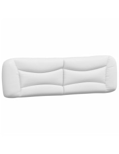 Cuscino Testiera Hvar Bianco 183 cm in Similpelle 2