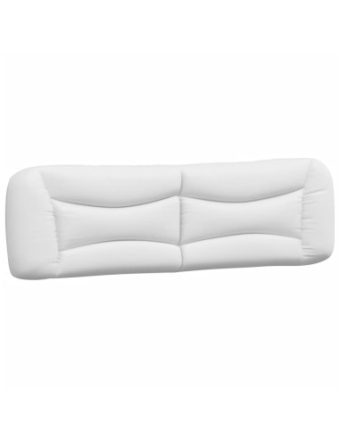 Cuscino Testiera Hvar Bianco 183 cm in Similpelle