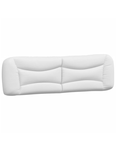 Cuscino Testiera Hvar Bianco 183 cm in Similpelle