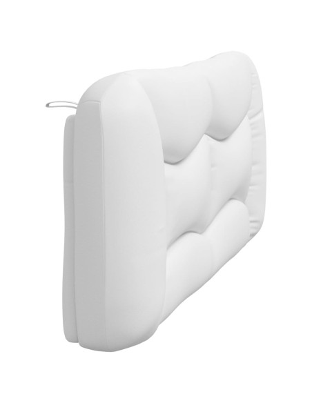 Cuscino Testiera Hvar Bianco 183 cm in Similpelle