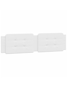 Cuscino Testiera Zadar Bianco 193 cm in Similpelle 2