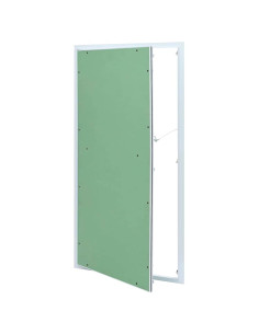 Pannello di Accesso Verde e Argento 55 x 105 cm
