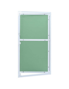Pannello di Accesso Verde e Argento 55 x 105 cm 2