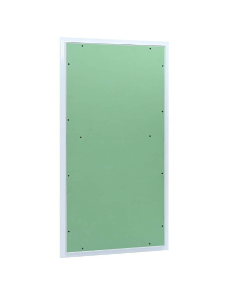 Pannello di Accesso Verde e Argento 55 x 105 cm